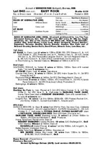 Account of NEWHAVEN PARK (As Agent), Boorowa, NSW.  Lot[removed]% GST) Bay or Brown mare Sire