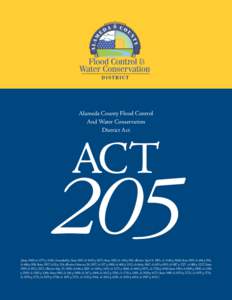 Alameda County Flood Control And Water Conservation District Act ACT