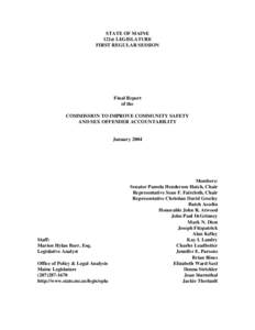 Sex crimes / Crime / Sex offender / Jacob Wetterling Crimes Against Children and Sexually Violent Offender Registration Act / Probation officer / Violent and Sex Offender Register / Protect / Probation / National Probation Service / Sex offender registration / Law / Sex and the law