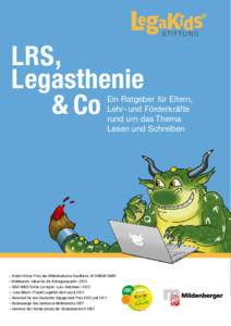 LRS, Legasthenie & Co Ein Ratgeber für Eltern, Lehr- und Förderkräfte