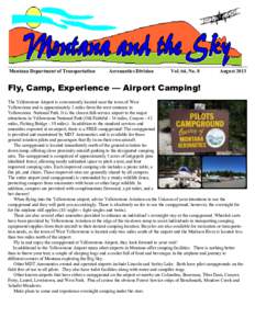 Montana Department of Transportation  Aeronautics Division Vol. 64, No. 8