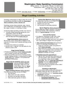 Illegal Gambling Activities (GC5-228)