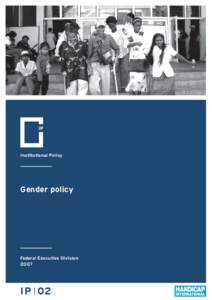 Institutional Policy  Gender policy Federal Executive Division 2007