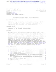 BCP 79 - Intellectual Property Rights in IETF Technology