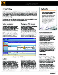 XJDeveloper  www.xjtag.com Overview