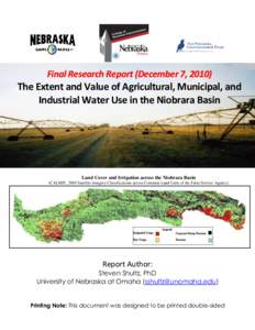 Final Research Report (December 7, [removed]Draand ft ReValue searcof h Agricultural,