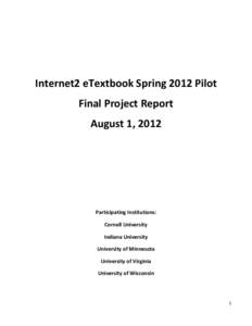 Microsoft Word - Pilot Report for Internet 2 Final Rev1