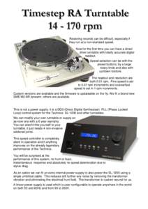 Consumer electronics / Audio electronics / Sound / DJ equipment / Turntables / Thomas Edison / Technics SL-1200 / Phonograph / Audio engineering / Gramophone record / Headshell / Technics