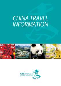 CHINA TRAVEL INFORMATION BEFORE YOU GO