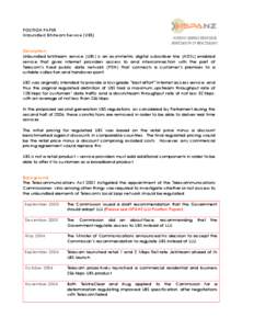 ISPANZ position paper - UBS