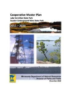 Lake Vermilion - Soudan Underground Mine State Park Cooperative Master Plan