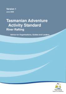 Boy Scouting / Outdoor recreation / Adventure travel / Outdoor education / Rafting / Tasmania