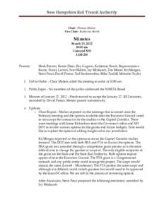 Transportation in New Hampshire / MBTA Commuter Rail / New Hampshire Rail Transit Authority / Capitol Corridor / Preece / Transportation in the United States / Transportation in California / California