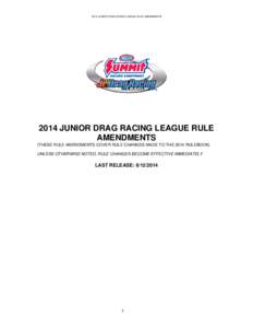 National Hot Rod Association / Dial-in time / Junior Dragster / John Force / Motorsport / Sports / Drag racing