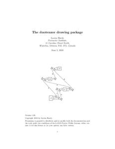 The duotenzor drawing package Lucien Hardy Perimeter Institute, 31 Caroline Street North, Waterloo, Ontario N2L 2Y5, Canada June 2, 2010