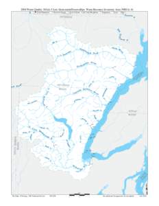 2008 Water Quality 303(d)-5 List: Skokomish/Dosewallips Water Resource Inventory Area (WRIA[removed]d) Parameters: Dissolved Oxygen  Fecal Coliform