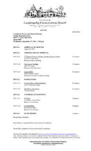 AGENDA LPB[removed]Landmarks Preservation Board Meeting Seattle Municipal Tower 700 5th Avenue, 40th Floor Room 4060