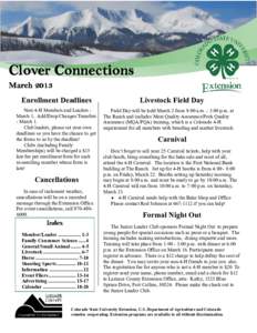 4-H / Fort Collins /  Colorado / Larimer / Windsor /  Colorado / Colorado State University / Colorado counties / Geography of Colorado / Larimer County /  Colorado