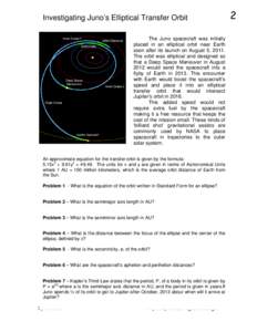 Geometry / Astrology / Conic sections / Orbits / Spacecraft propulsion / Orbit / Semi-major axis / Elliptic orbit / Ellipse / Astrodynamics / Celestial mechanics / Space