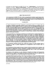 Microsoft Word - HSBC FTSE 250 ETF - Supplement_2014-05-23_FREdoc_QC5.doc