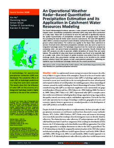 Technology / Weather radar / Quantitative precipitation estimation / Rain / Plan position indicator / Constant Altitude Plan Position Indicator / Precipitation / Hydrology / Kriging / Atmospheric sciences / Meteorology / Radar