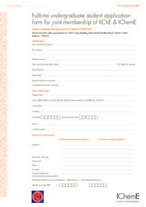 ID (Office use only)............................................. AFS/N Valid for use in 2009