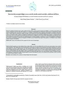 DOI: rcnp.2014.0902E.08  Rev. Chil. Neuropsicol. 9(E2): 85-90, 2014 www.neurociencia.cl  Caso clínico