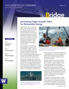 Spring[removed]Harnessing Puget Sound’s Tides for Renewable Energy  Page 2