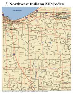 Northwest Indiana ZIP Codes 94 ¨ § ¦