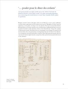 Food and drink / Business / French cuisine / French people / Dinner / Entre / Meals / Marie-Antoine Carme / Bertrand Gille / Rothschild family / Rothschild banking family of France / Archives nationales