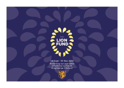 THE  LION FUND  29 Sept - 10 Nov 2014