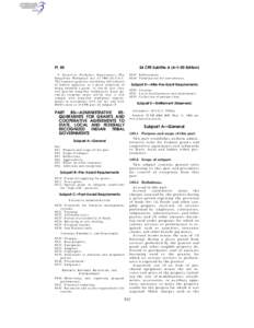 Federal grants in the United States / Drug-Free Workplace Act / Administration of federal assistance in the United States / Title X / Government procurement in the United States / Community Development Block Grant / Public economics / Government / Politics of the United States / Grants / Public finance / Federal assistance in the United States