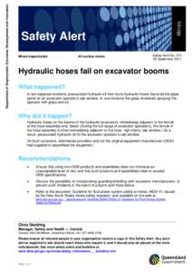 Microsoft Word - Safety Alert 273_hydraulic hoses.doc