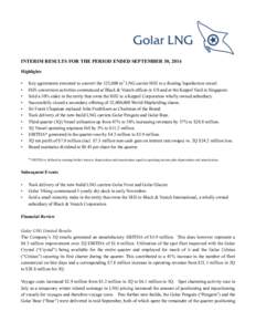 Energy / Liquefied natural gas / Tor Olav Trøim / Floating production storage and offloading / Nigeria LNG / Floating liquefied natural gas / John Fredriksen / Golar Spirit / Petroleum production / Watercraft / Petroleum