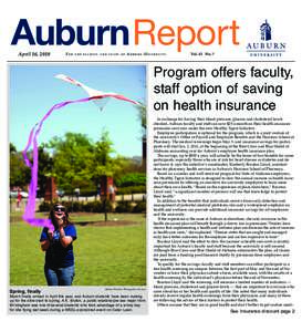 AuburnReport April 16, 2010 For  t h e f a c u l t y a n d s t a ff o f