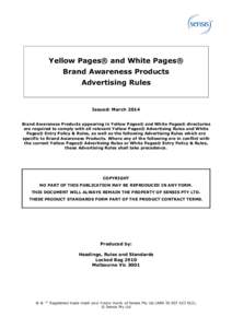 Yellow Pages® Company Information Pages