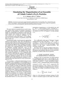 The Physics of Metals and Metallography, Vol. 87, No. 1, 1999, pp. 12–16. Translated from Fizika Metallov i Metallovedenie, No. 1, 1999, pp. 17–22. Original Russian Text Copyright © 1999 by Afremov, Panov. English T