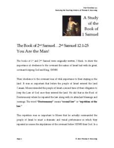 Microsoft Word - Lesson[removed]Samuel 12.1-25_ You Are the Man