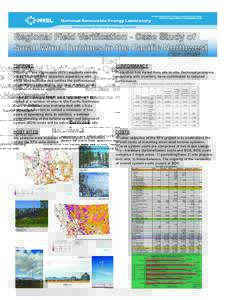 Regional Field Verification - Case Study of Small Wind Turbines in the Pacific Northwest (Poster)