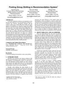 Information retrieval / Social information processing / GroupLens Research / University of Minnesota / Collaborative filtering / Recommender system / Science / K-nearest neighbor algorithm / Information science / Human–computer interaction / Collaboration