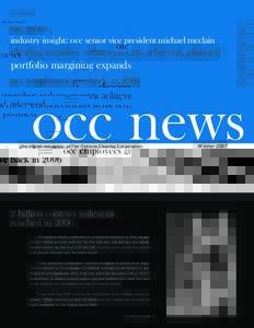 in this issue:  oic news 2