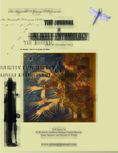 Sir Reginald F. Grump XXIII presents...  The Journal of  Unlikely Entomology