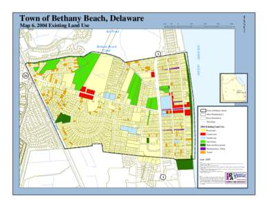 !  Town of Bethany Beach, Delaware Map[removed]Existing Land Use  640