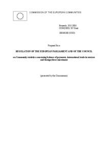 Balance of payments / Europe / Intrastat / European Aviation Safety Agency / Eurostat / Economics / European Union