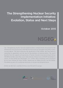 Nuclear proliferation / International relations / Nuclear weapons / War / Military sociology / Nuclear Security Summit / International Atomic Energy Agency / Joint Comprehensive Plan of Action / Nuclear safety and security / World Institute for Nuclear Security