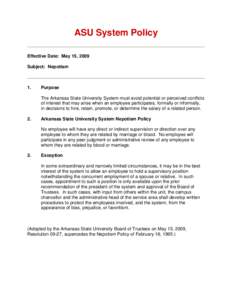 Arkansas State University System / Employment / Arkansas