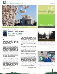 Microsoft Word - Newsletter Spring 2014