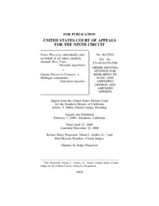 FOR PUBLICATION  UNITED STATES COURT OF APPEALS FOR THE NINTH CIRCUIT NAKIA WILLIAMS, individually and on behalf of all others similarly