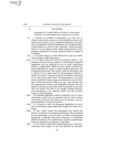 ø17¿  STANDING RULES OF THE SENATE RULE XVII