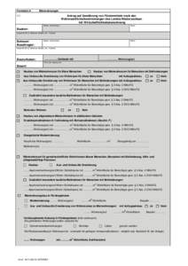 Formblatt A  Mietwohnungen Antrag auf Gewährung von Fördermitteln nach den Wohnraumförderbestimmungen des Landes Niedersachsen